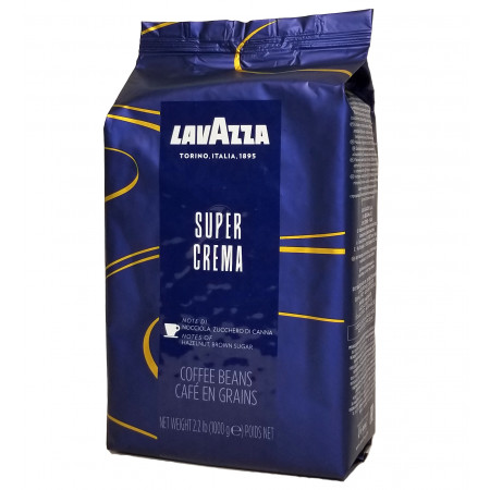 Кава Lavazza Super Crema в зернах 1 кг